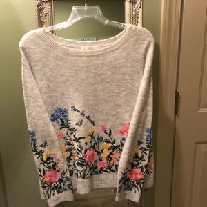 H&M embroidered sweater